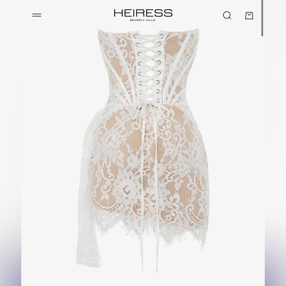 Heiress - THE LACE CORSET MINI DRESS